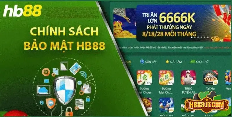 Hb88 đảm bảo chính sách bảo mật dữ liệu cá nhân người dùng