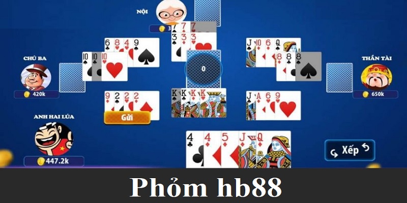 Phỏm hb88 thu hút rất nhiều người chơi